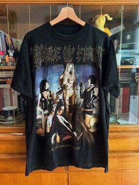 Cradle Of Filth Sadomasochist Vintage Black Metal Gothic Band Tee Shirt